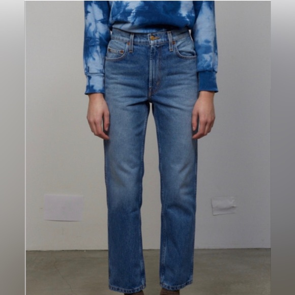 B SIDES Denim - SOLD EB NWT B Sides Louis High Slim Denim Blue Jeans sz 24